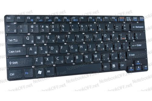 Клавиатура для ноутбука Sony VPC-CW, VPCCW Series (black, без фрейма) фото №1